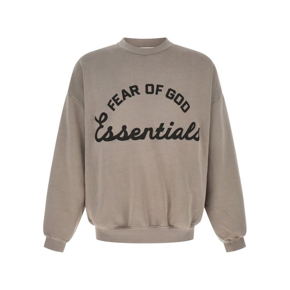 FEAR OF GOD ESSENTIAL Gray Cotton Men's Sweatshirt
